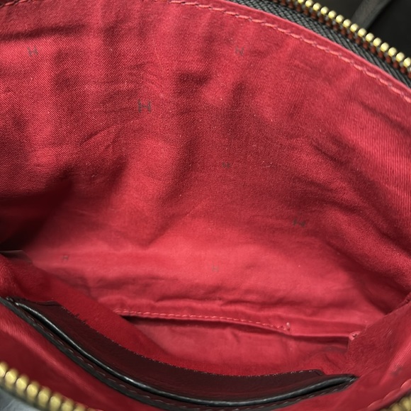 Hammitt Nash Black Leather Zipper Crossbody Shoulder Bag Purse Clutch Wristlet - Picture 7 of 12